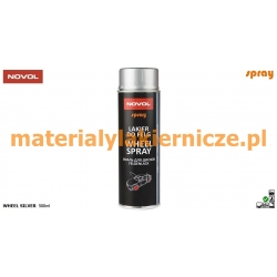 NOVOL SPRAY WHEEL SILVER 500ml materialylakiernicze.pl